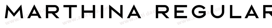 Marthina Regular字体转换
